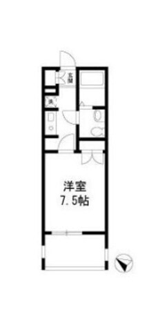 三田駅 徒歩2分 7階の物件間取画像